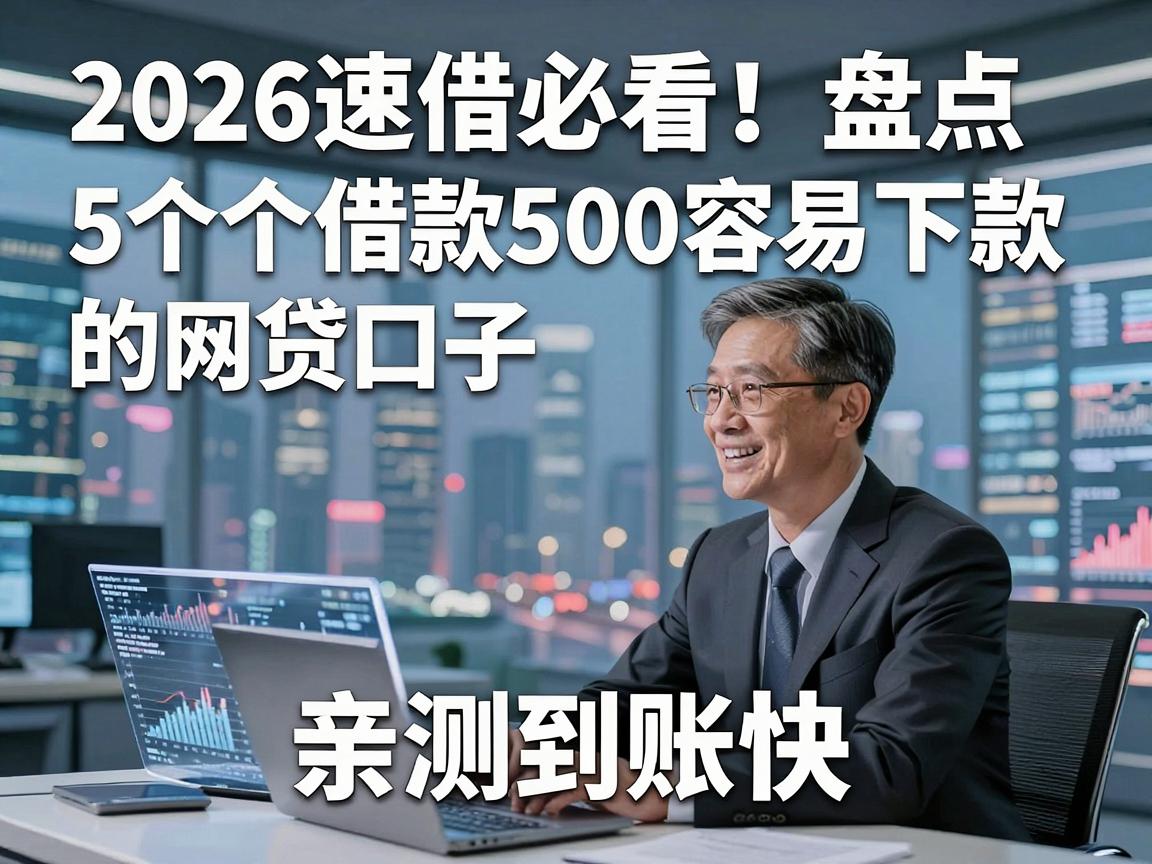 2026速借必看！盘点5个借款500容易下款的网贷口子，亲测到账快！