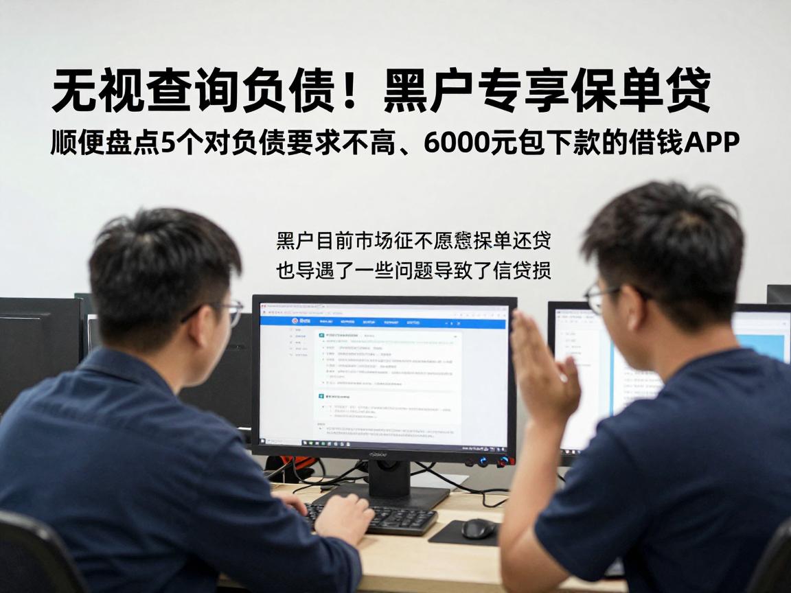 无视查询负债！黑户专享保单贷，顺便盘点5个对负债要求不高、6000元包下款的借钱APP
