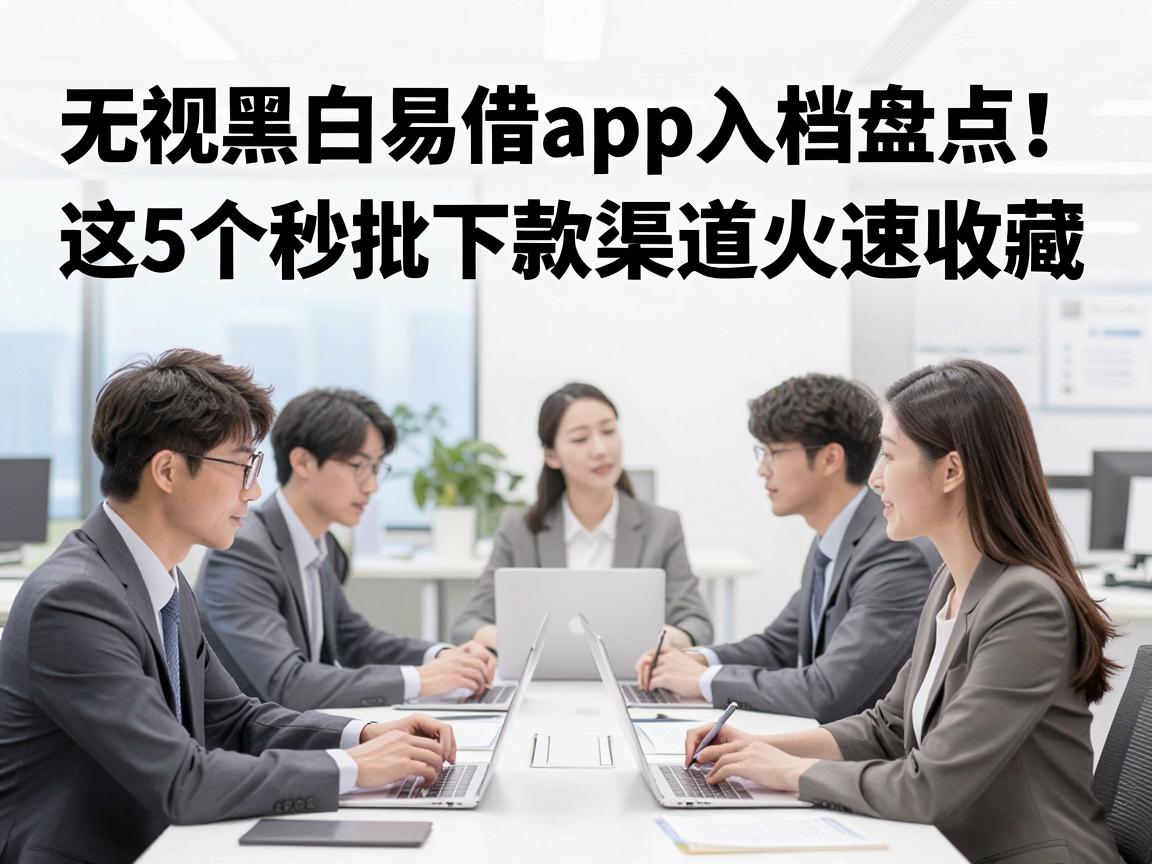 无视黑白易借app入档盘点！这5个秒批下款渠道火速收藏