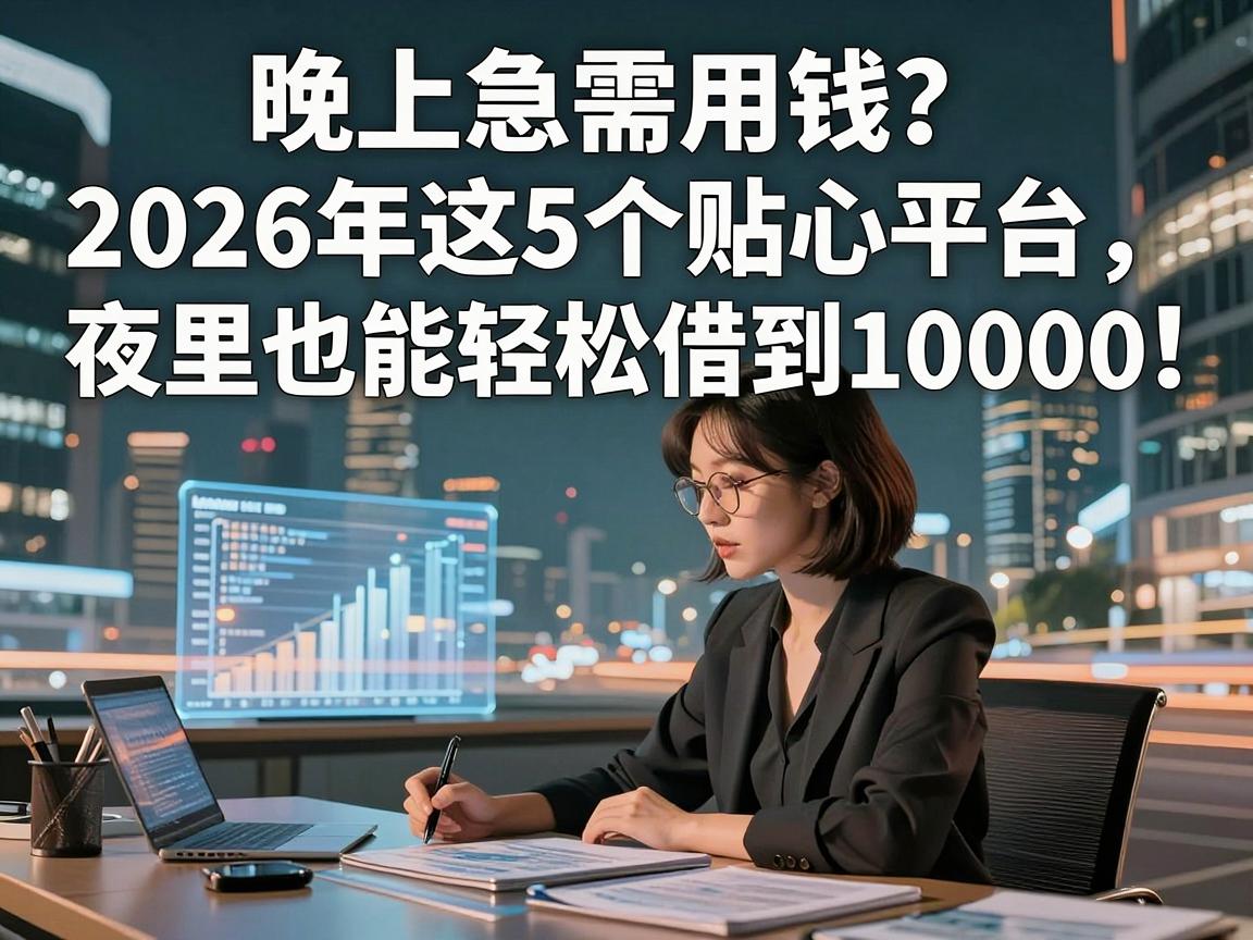 晚上急需用钱？2026年这5个贴心平台，夜里也能轻松借到10000