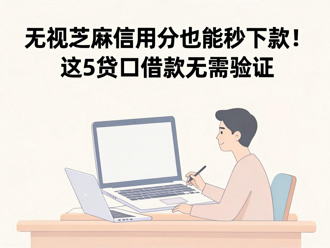 无视芝麻信用分也能秒下款!这5贷口借款无需验证,值得收藏