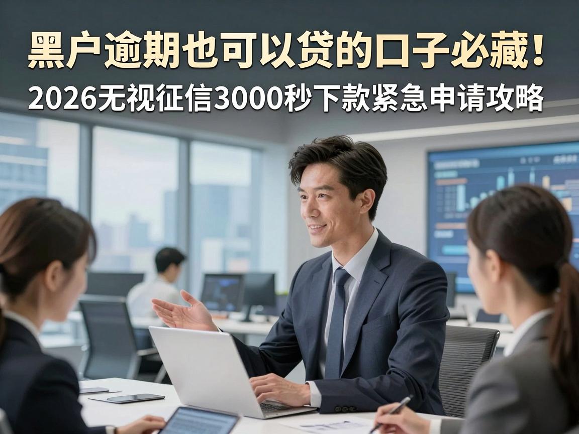 黑户逾期也可以贷的口子必藏！2026无视征信3000秒下款紧急申请攻略