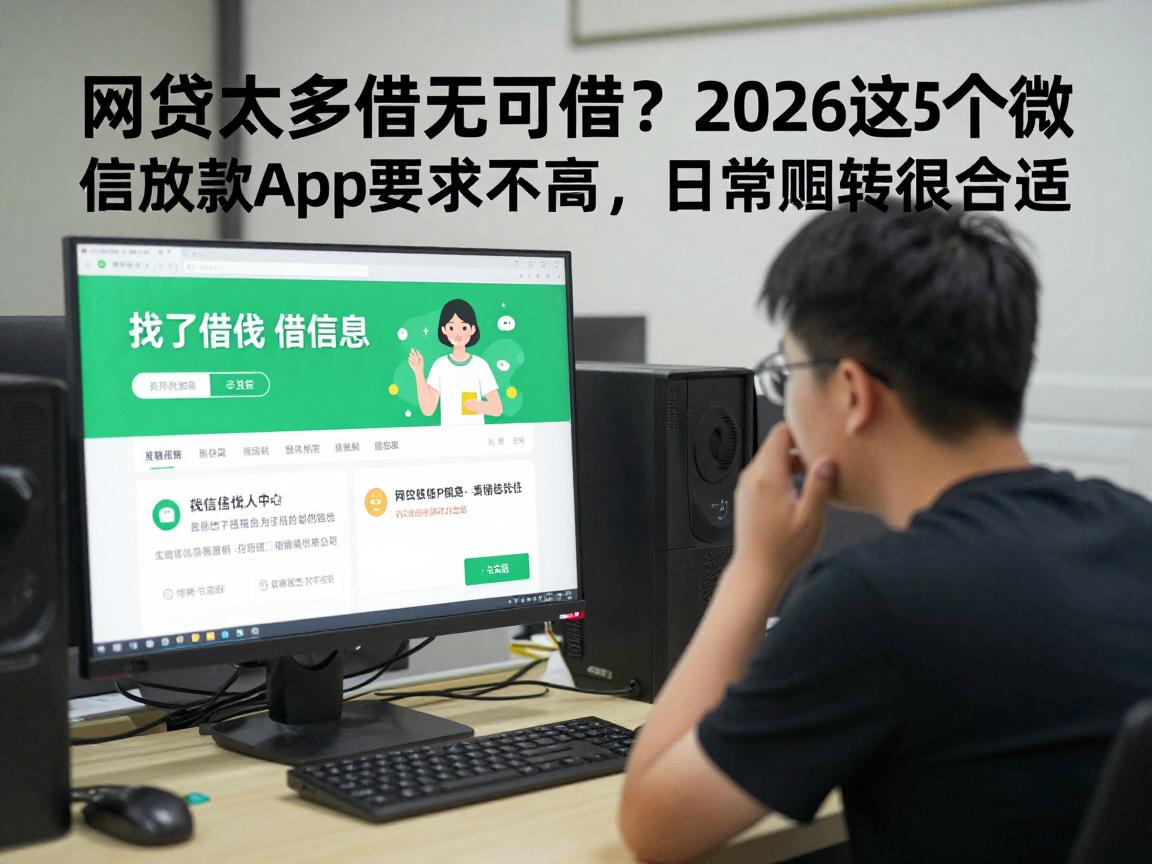 网贷太多借无可借？2026这5个微信放款APP要求不高，日常周转很合适