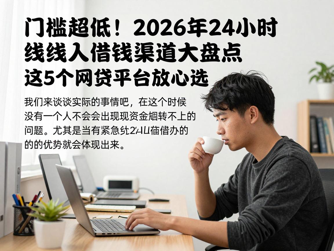 门槛超低！2026年24小时在线私人借钱渠道大盘点，这5个网贷平台放心选