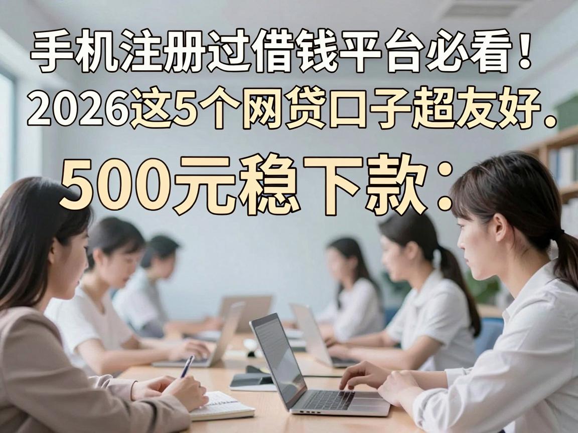 手机注册过借钱平台必看！2026这5个网贷口子超友好，500元稳下款