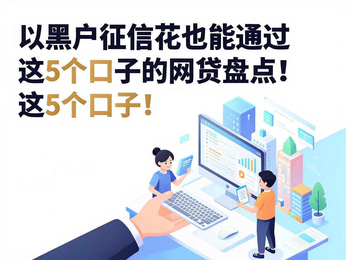 黑户征信花也能通过的网贷盘点！这5个口子，征信花也能借到3000