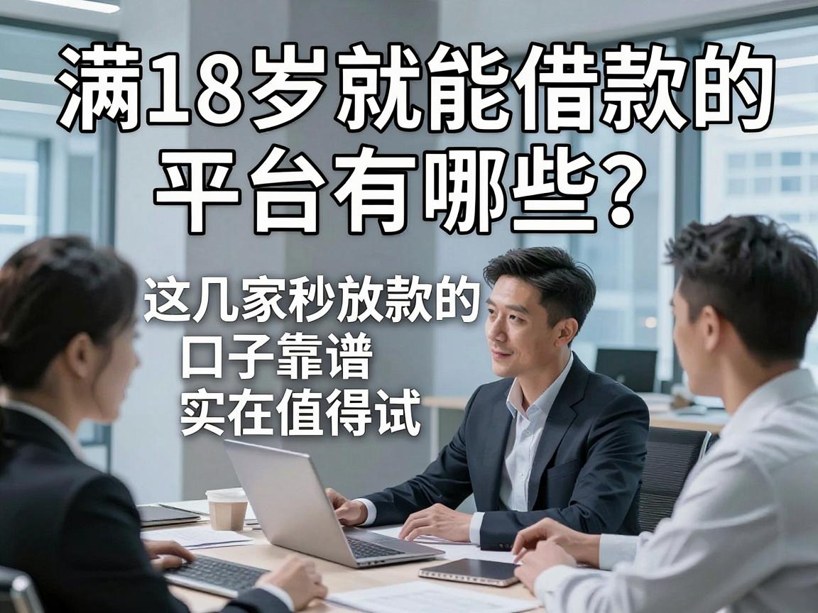 满18岁就能借款的平台有哪些？这几家秒放款的口子靠谱实在值得试