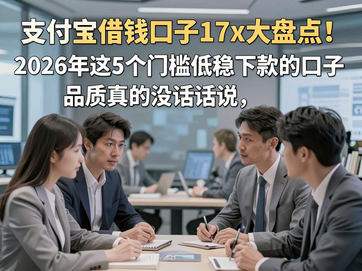支付宝借钱口子17x大盘点！2026年这5个门槛低稳下款的口子，品质真的没话说