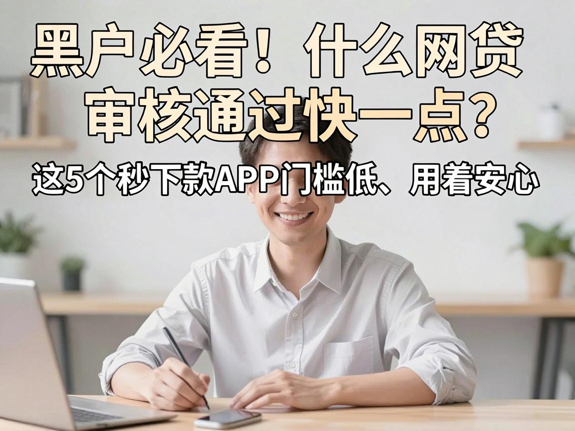 黑户必看！什么网贷审核通过快一点？这5个秒下款APP门槛低、用着安心