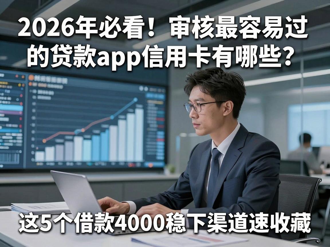 2026年必看！审核最容易过的贷款app信用卡有哪些？这5个借款4000稳下渠道速收藏
