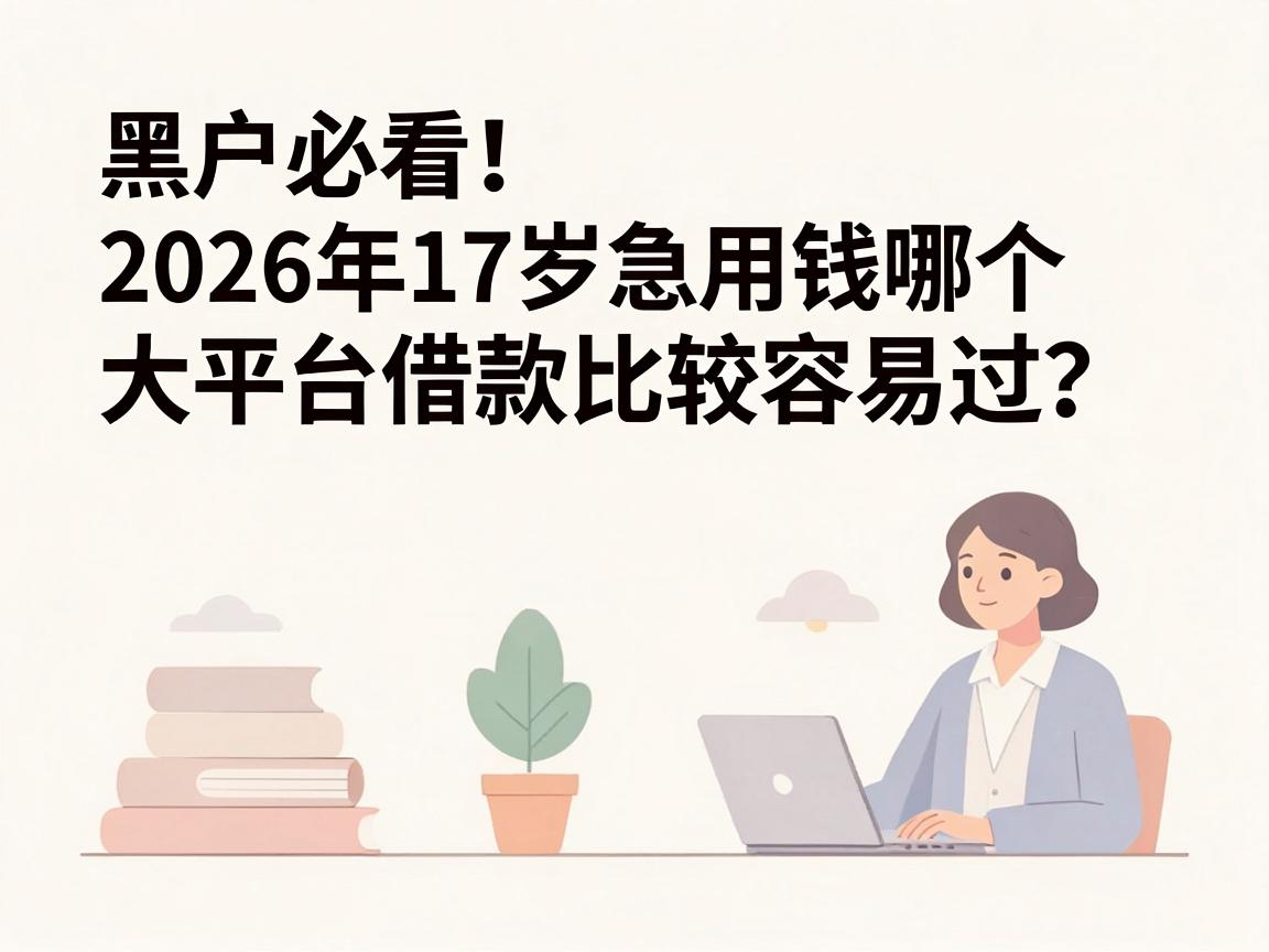 黑户必看！2026年17岁急用钱哪个大平台借款比较容易过？这5个速览