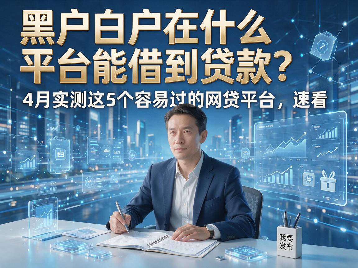 黑户白户在什么平台能借到贷款？4月实测这5个容易过的网贷平台，速看！