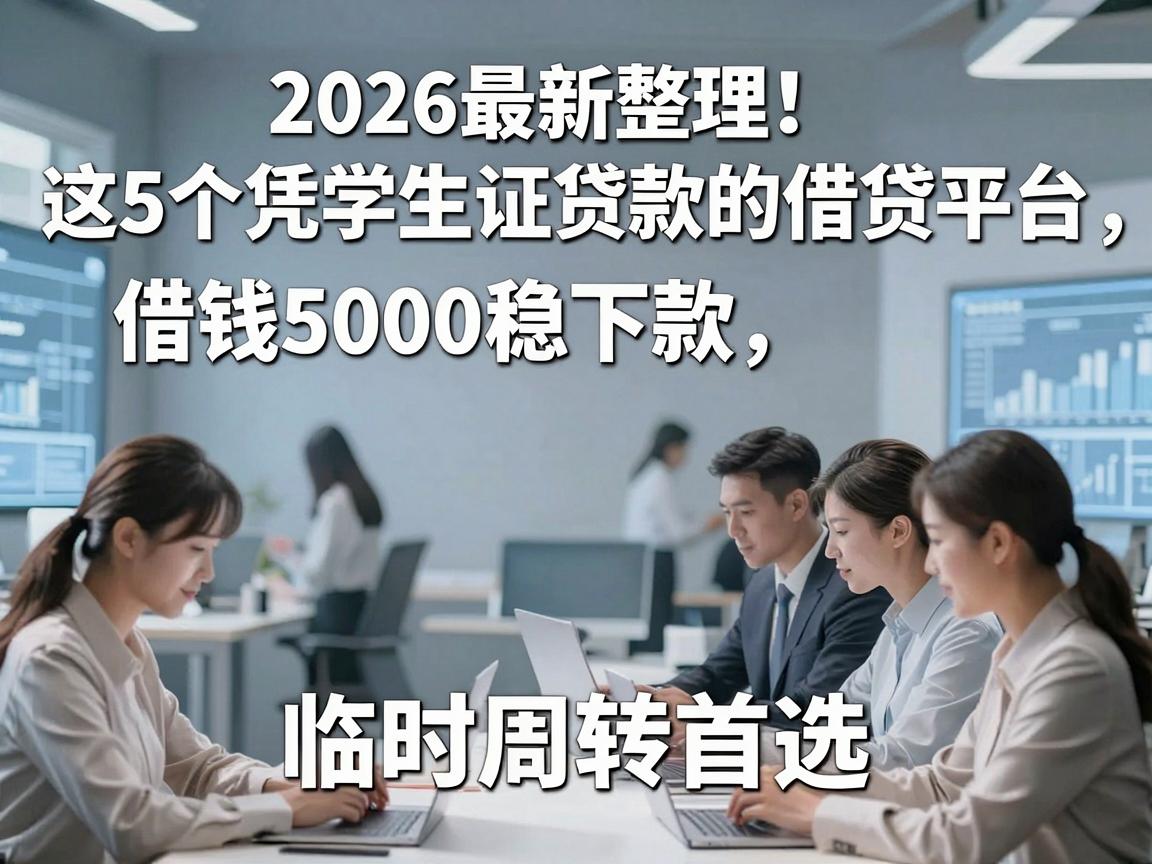 2026最新整理！这5个凭学生证贷款的借贷平台，借钱5000稳下款，临时周转首选