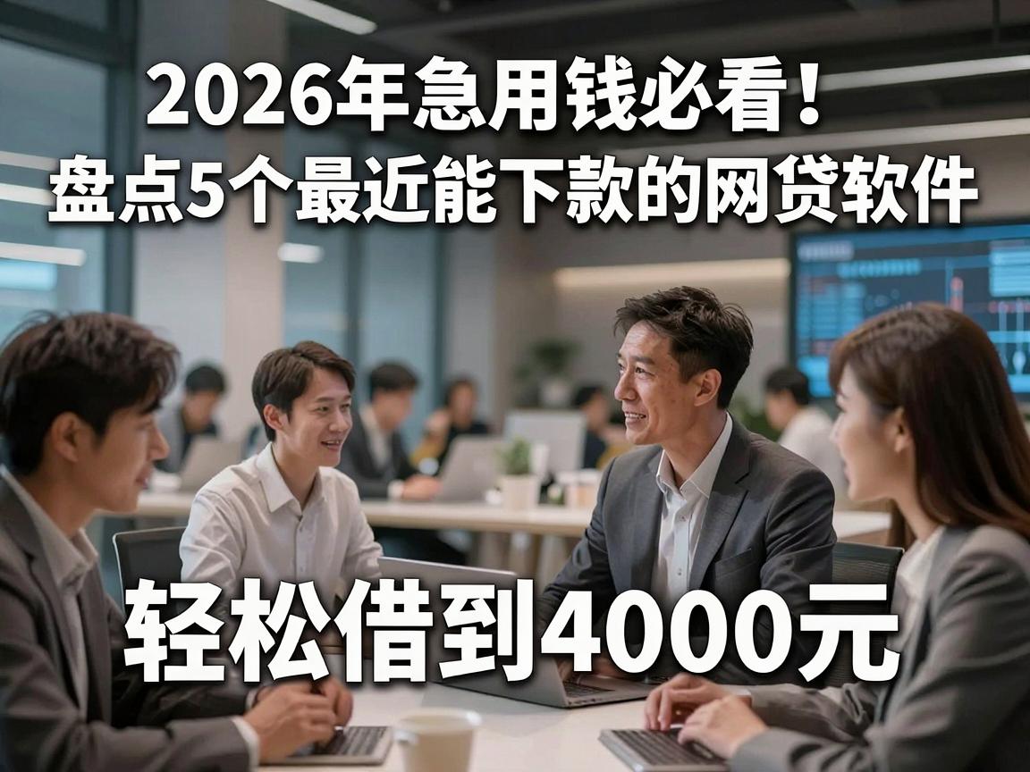 2026年急用钱必看！盘点5个最近能下款的网贷软件，轻松借到4000元
