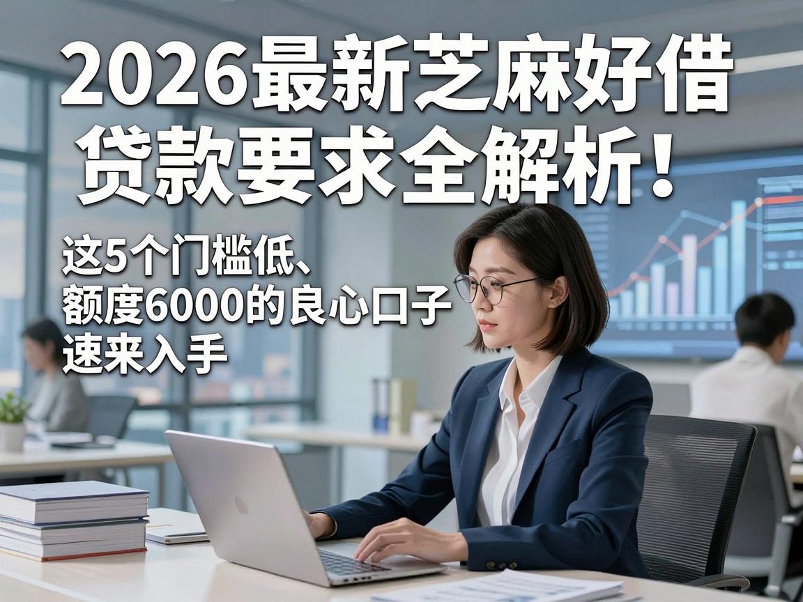 2026最新芝麻好借贷款要求全解析!这5个门槛低、额度6000的良心口子速来入手