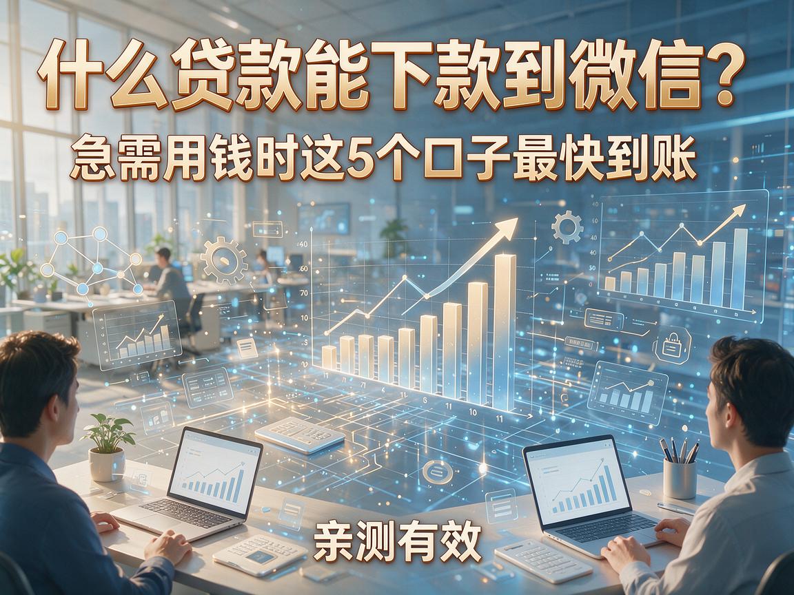 什么贷款能下款到微信？急需用钱时这5个口子最快到账，亲测有效！