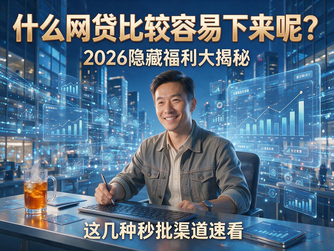什么网贷比较容易下来呢？2026隐藏福利大揭秘，这几种秒批渠道速看！