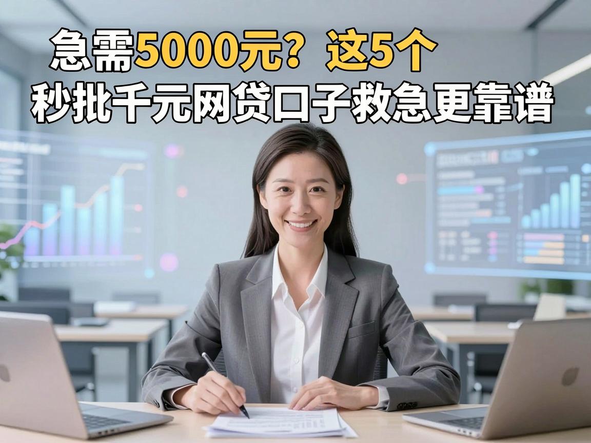 急需5000元?这5个秒批千元网贷口子救急更靠谱