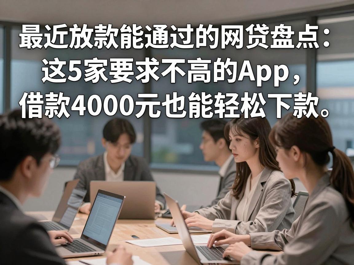最近放款能通过的网贷盘点：这5家要求不高的App，借款4000元也能轻松下款
