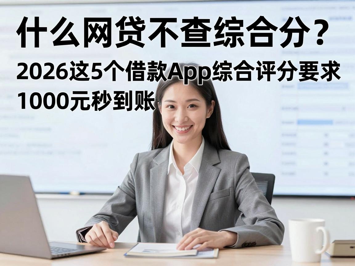 什么网贷不查综合分？2026这5个借款App综合评分要求低，1000元秒到账！