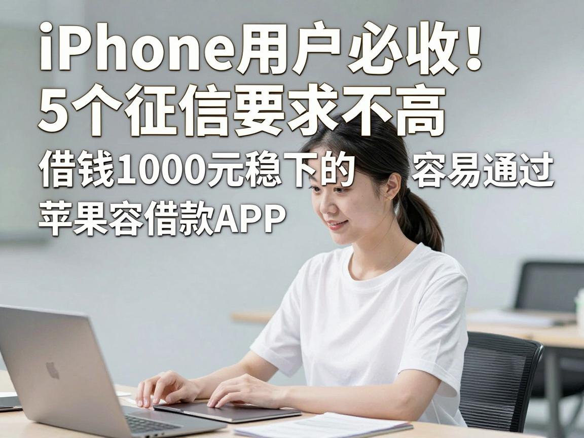 iPhone用户必收！5个征信要求不高、借钱1000元稳下的苹果容易通过的借款APP