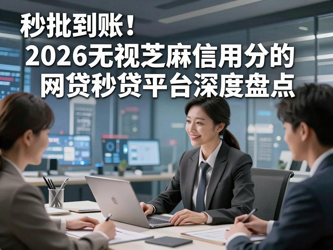 秒批到账！2026无视芝麻信用分的网贷秒贷平台深度盘点
