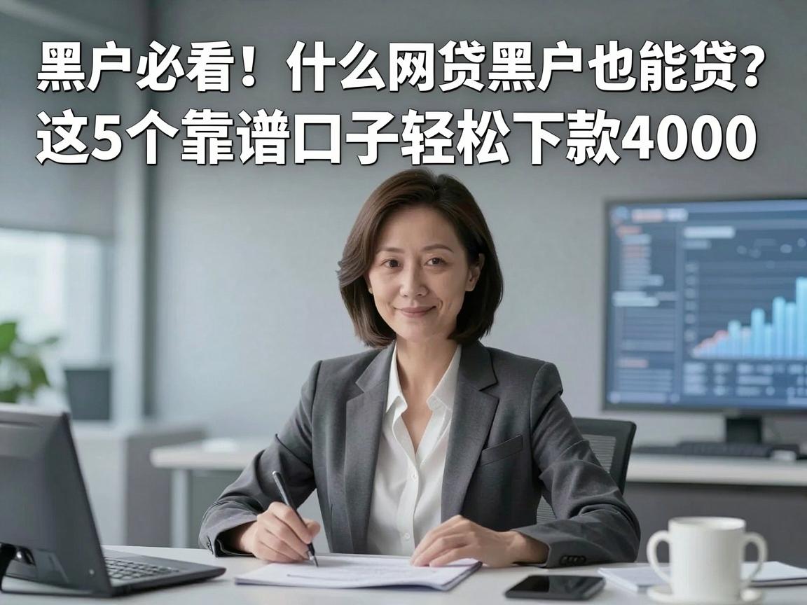 黑户必看！什么网贷黑户也能贷？这5个靠谱口子轻松下款4000