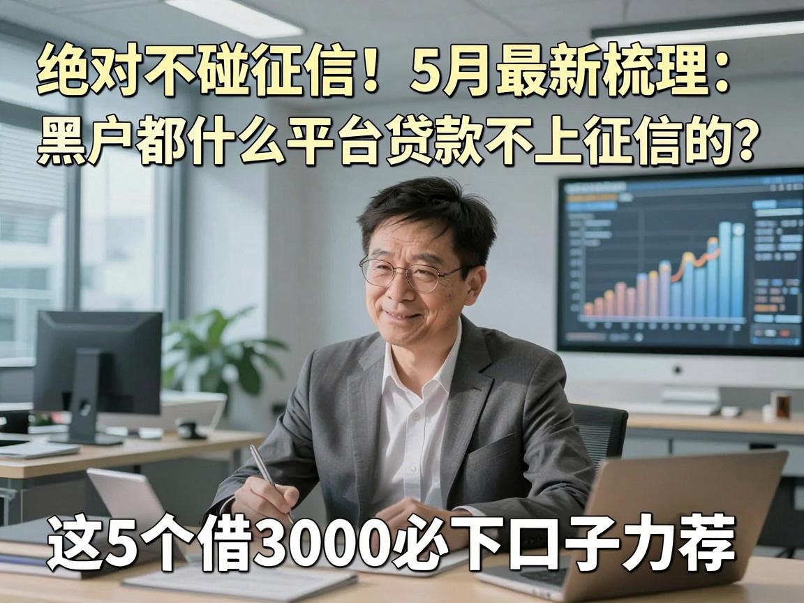 绝对不碰征信！5月最新梳理：黑户都什么平台贷款不上征信的？这5个借3000必下口子力荐！