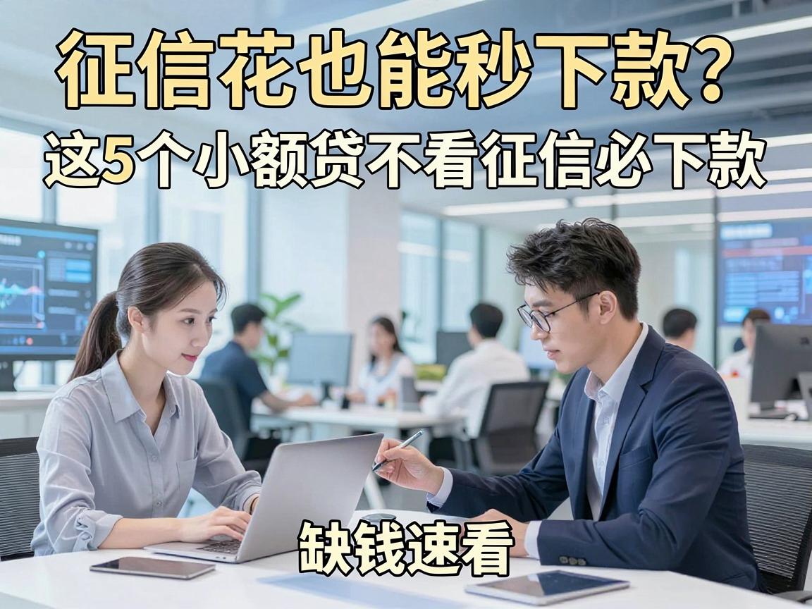 征信花也能秒下款？这5个小额贷不看征信必下款，缺钱速看！