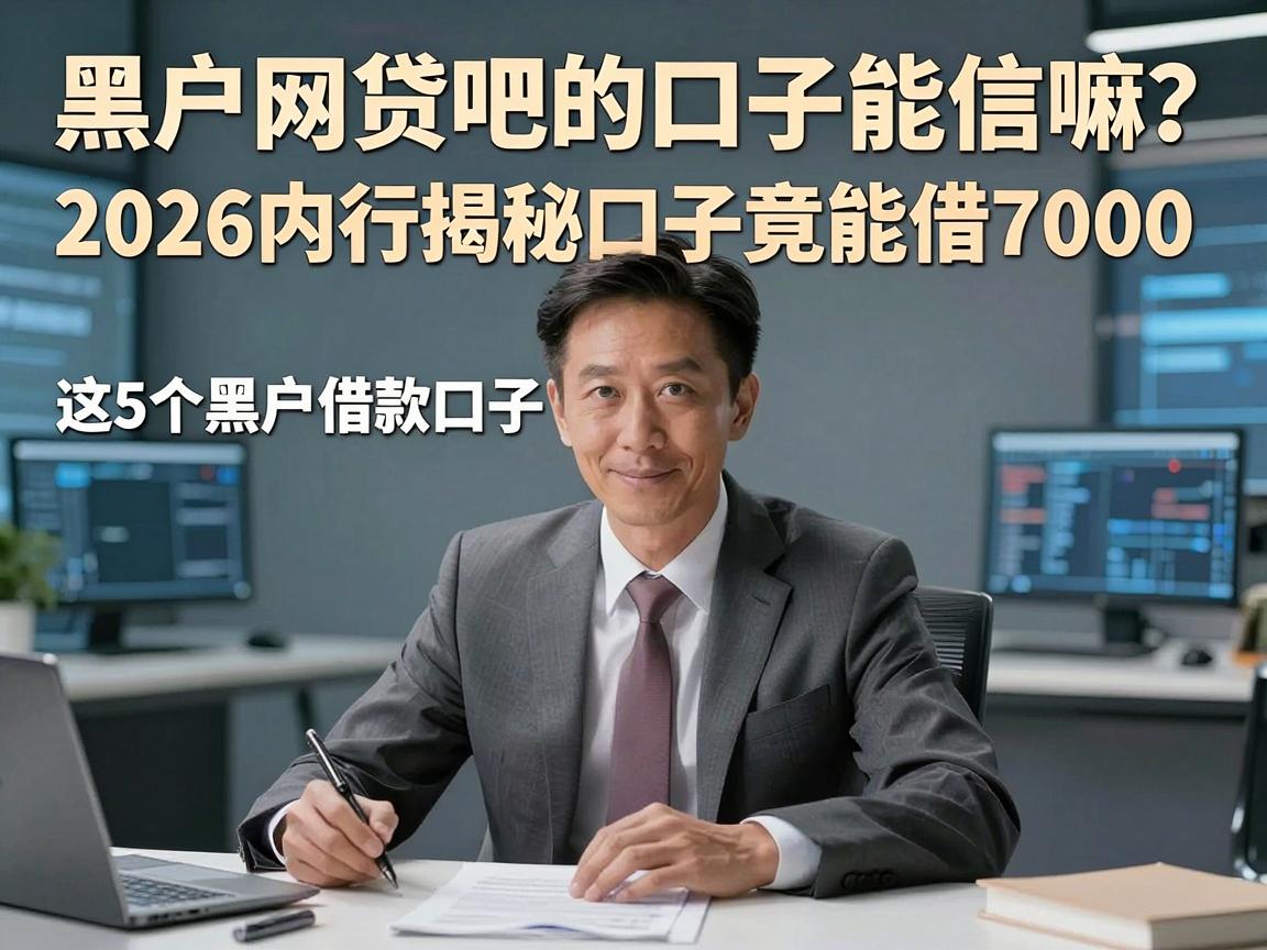 黑户网贷吧的口子能信嘛？2026内行揭秘：这5个黑户借款口子竟能借7000！
