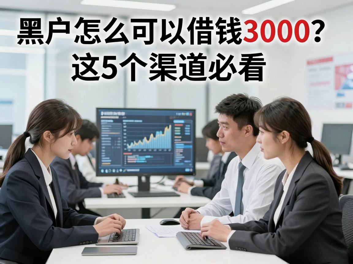 黑户怎么可以借钱3000？这5个渠道必看，亲测靠谱！