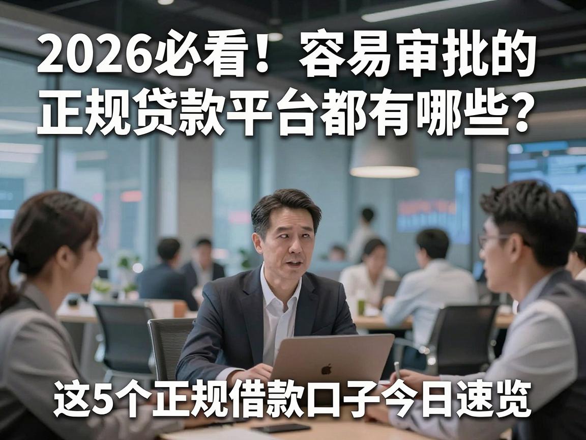 2026必看！容易审批的正规贷款平台都有哪些？这5个正规借款口子今日速览
