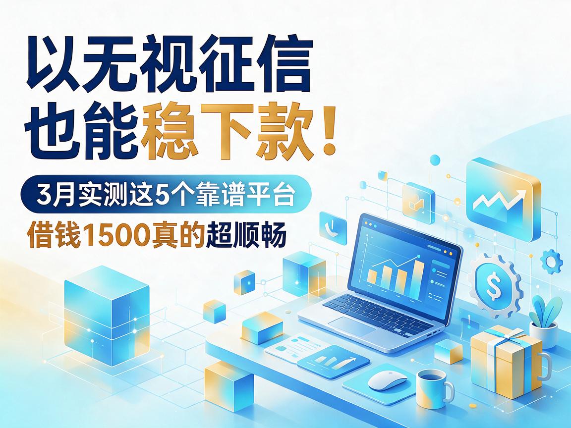 无视征信也能稳下款！3月实测这5个靠谱平台，借钱1500真的超顺畅