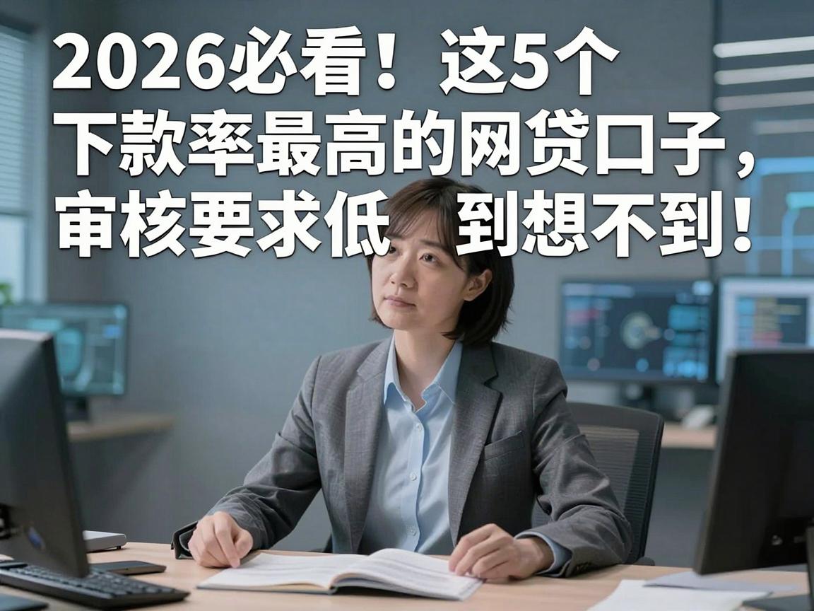 2026必看！这5个下款率最高的网贷口子，审核要求低到想不到！
