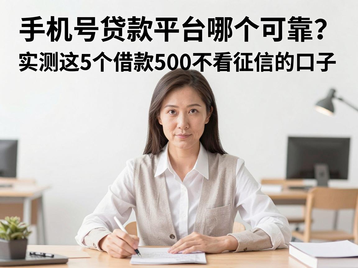 手机号贷款平台哪个可靠？实测这5个借款500不看征信的口子！