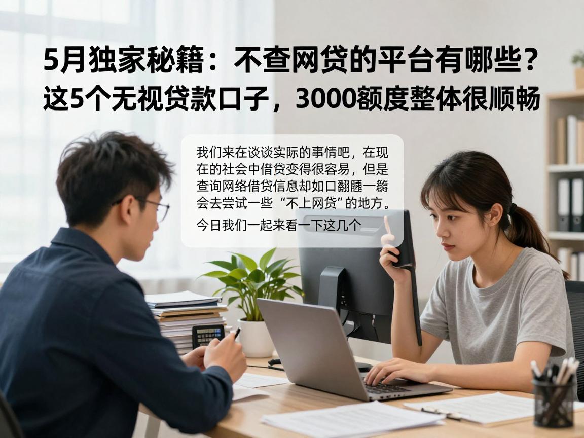 5月独家秘籍：不查网贷的平台有哪些？这5个无视贷款口子，3000额度整体很顺畅