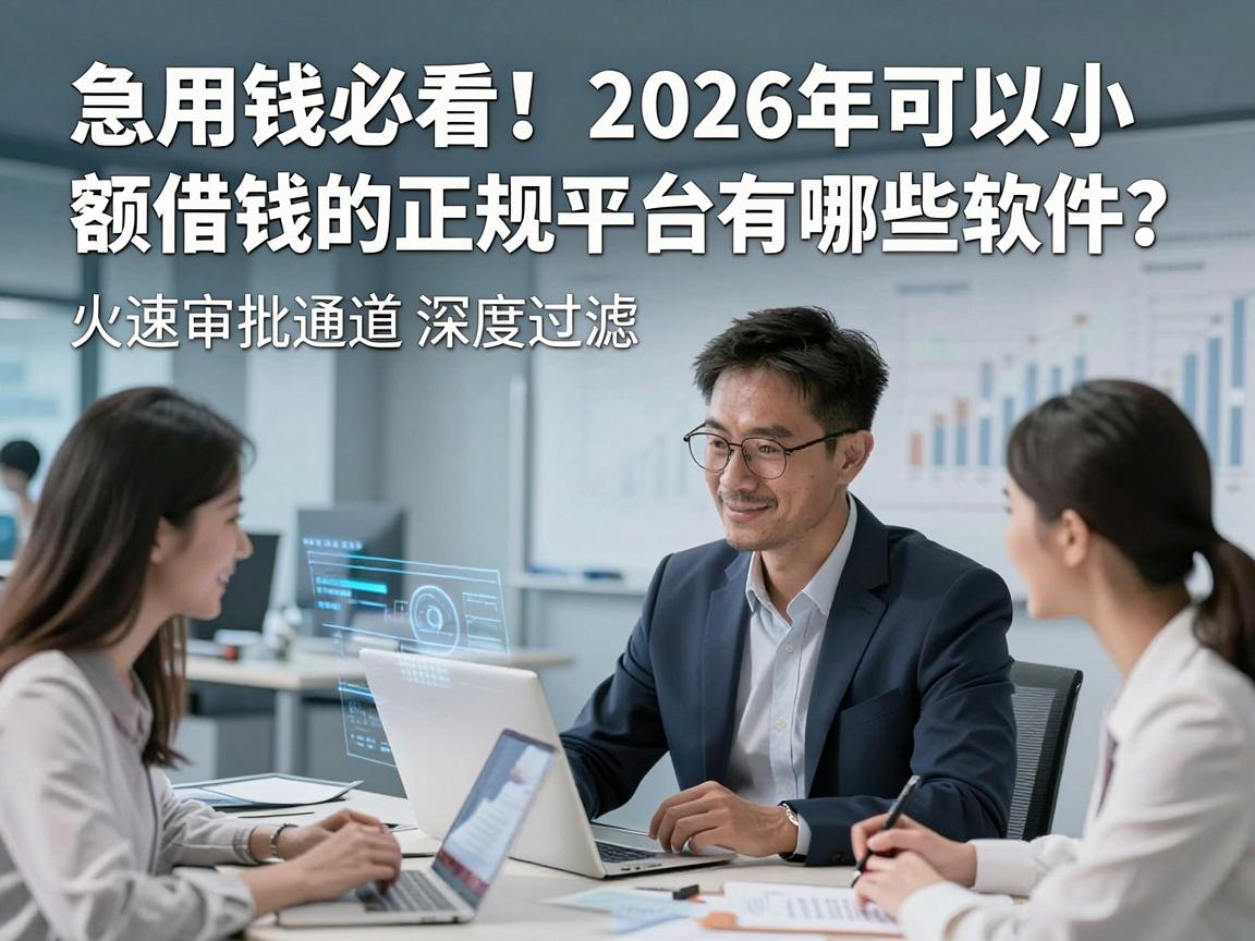 急用钱必看！2026年可以小额借钱的正规平台有哪些软件？火速审批通道深度过滤