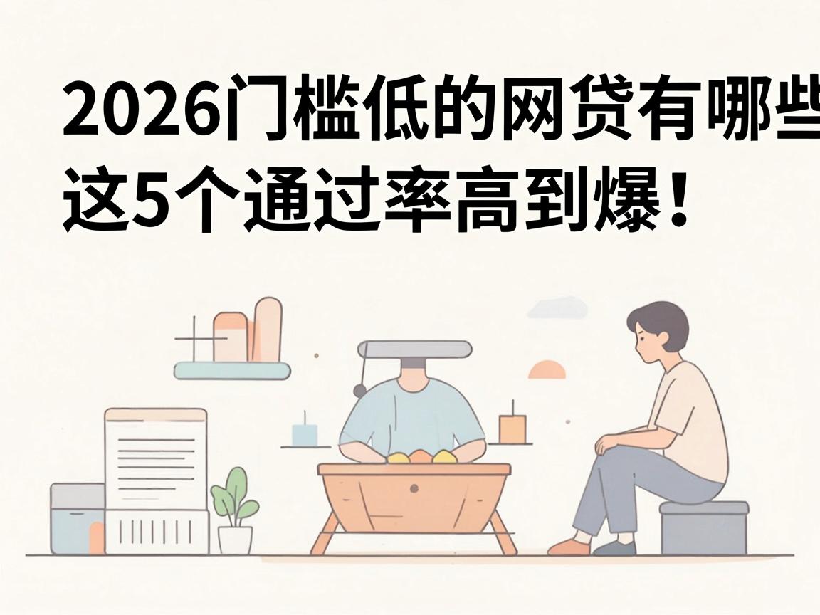 2026门槛低的网贷有哪些？这5个通过率高到爆！