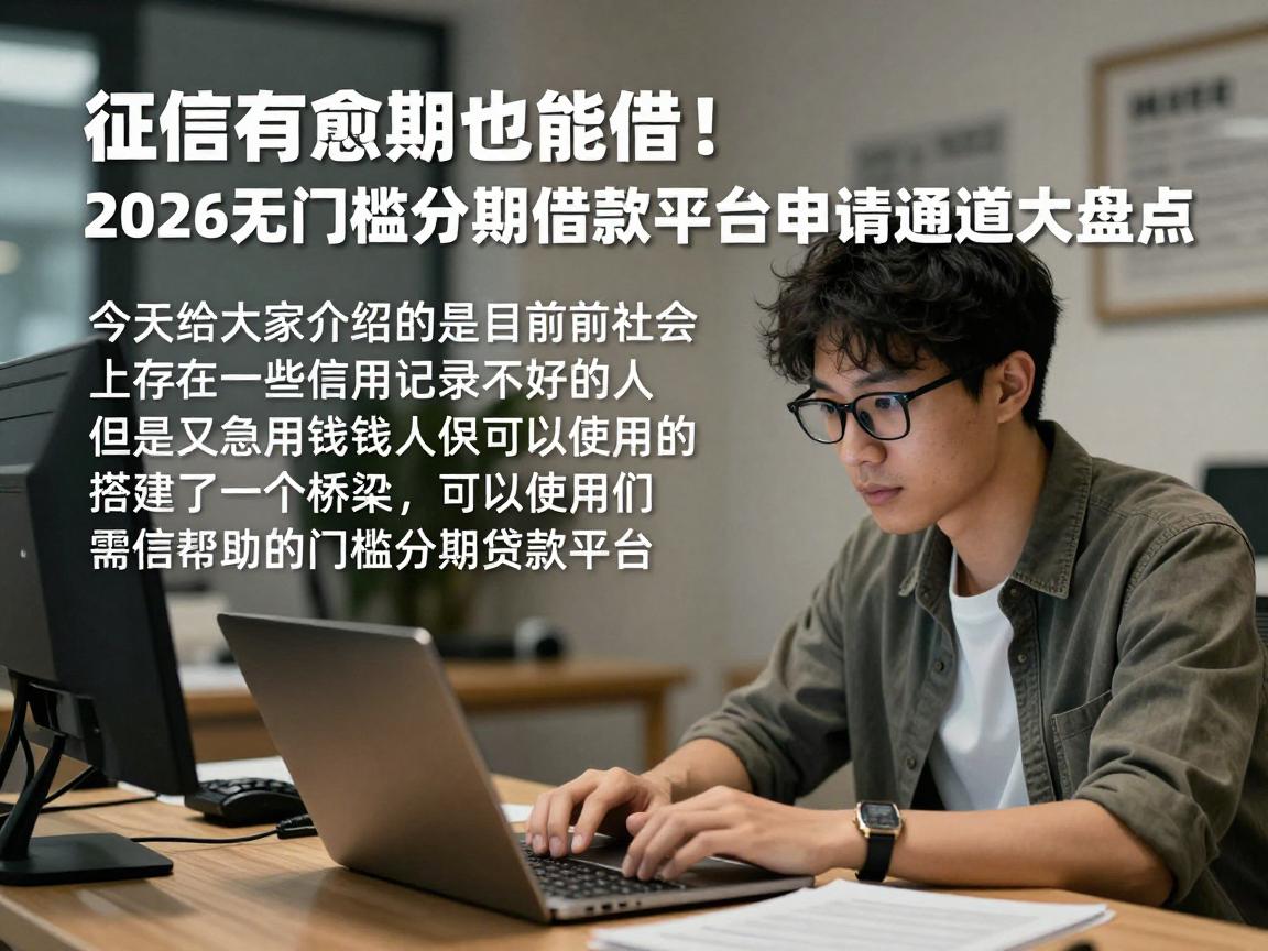 征信有逾期也能借！2026无门槛分期借款平台申请通道大盘点