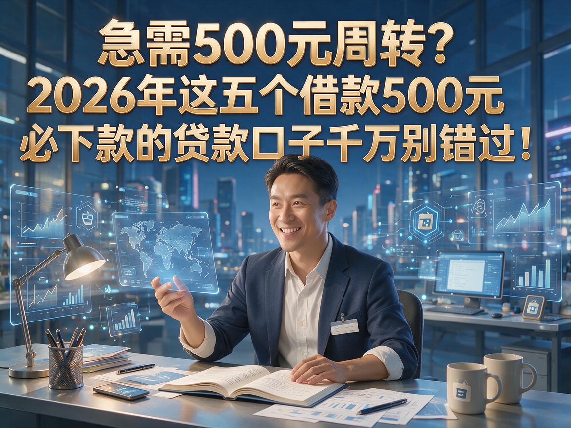 急需500元周转？2026年这五个借款500元必下款的贷款口子千万别错过！