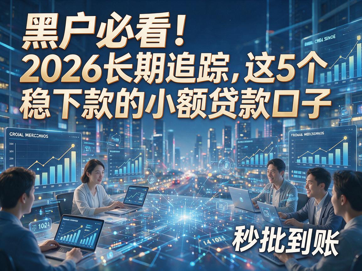 黑户必看！2026长期追踪这5个稳下款的小额贷款口子，秒批到账