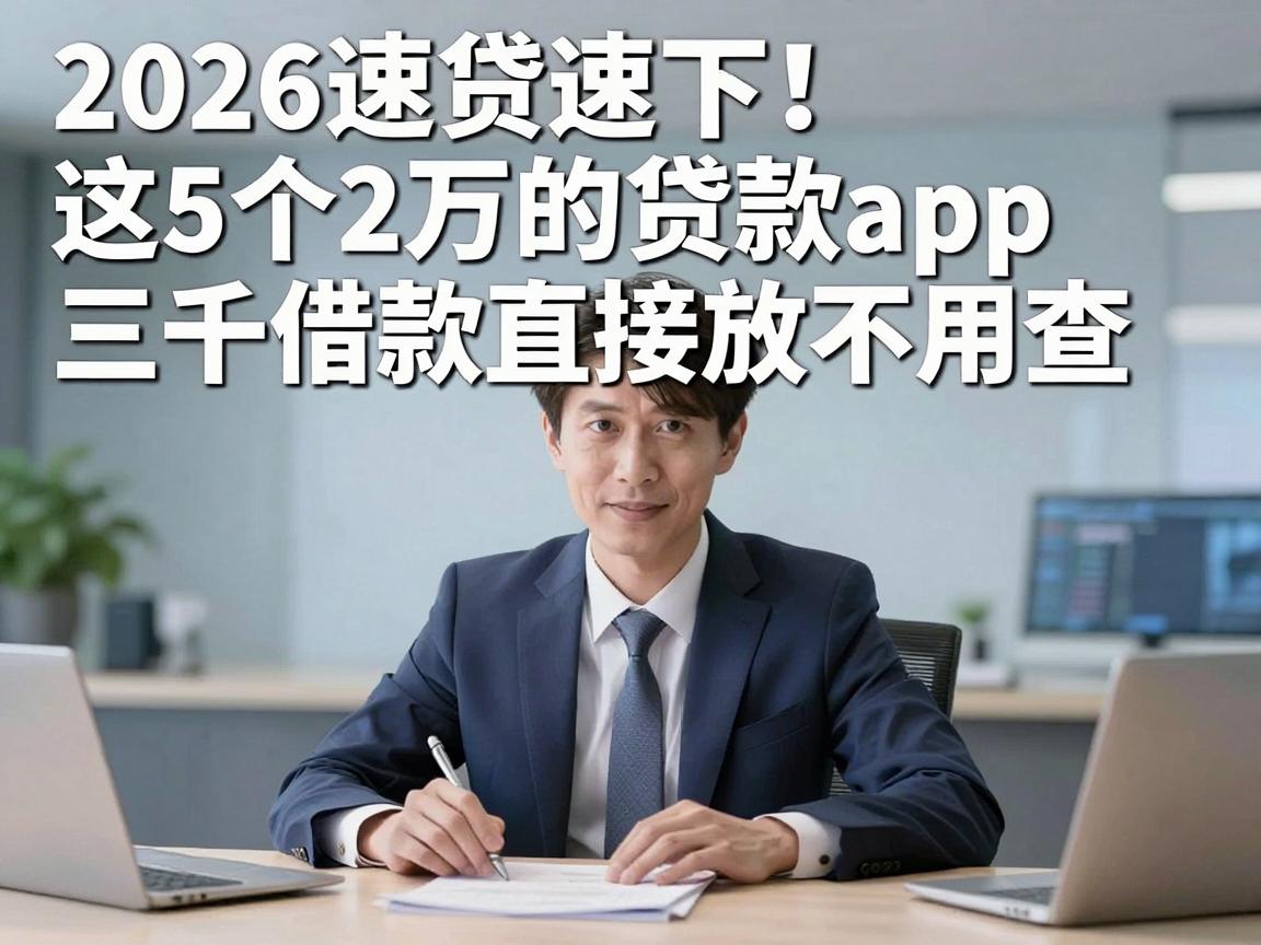 2026速贷速下!这5个2万的贷款app三千借款直接放不用查