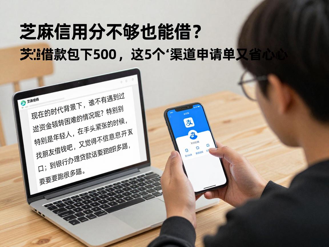 芝麻信用分不够也能借？支付宝借款包下5000，这5个渠道申请简单又省心