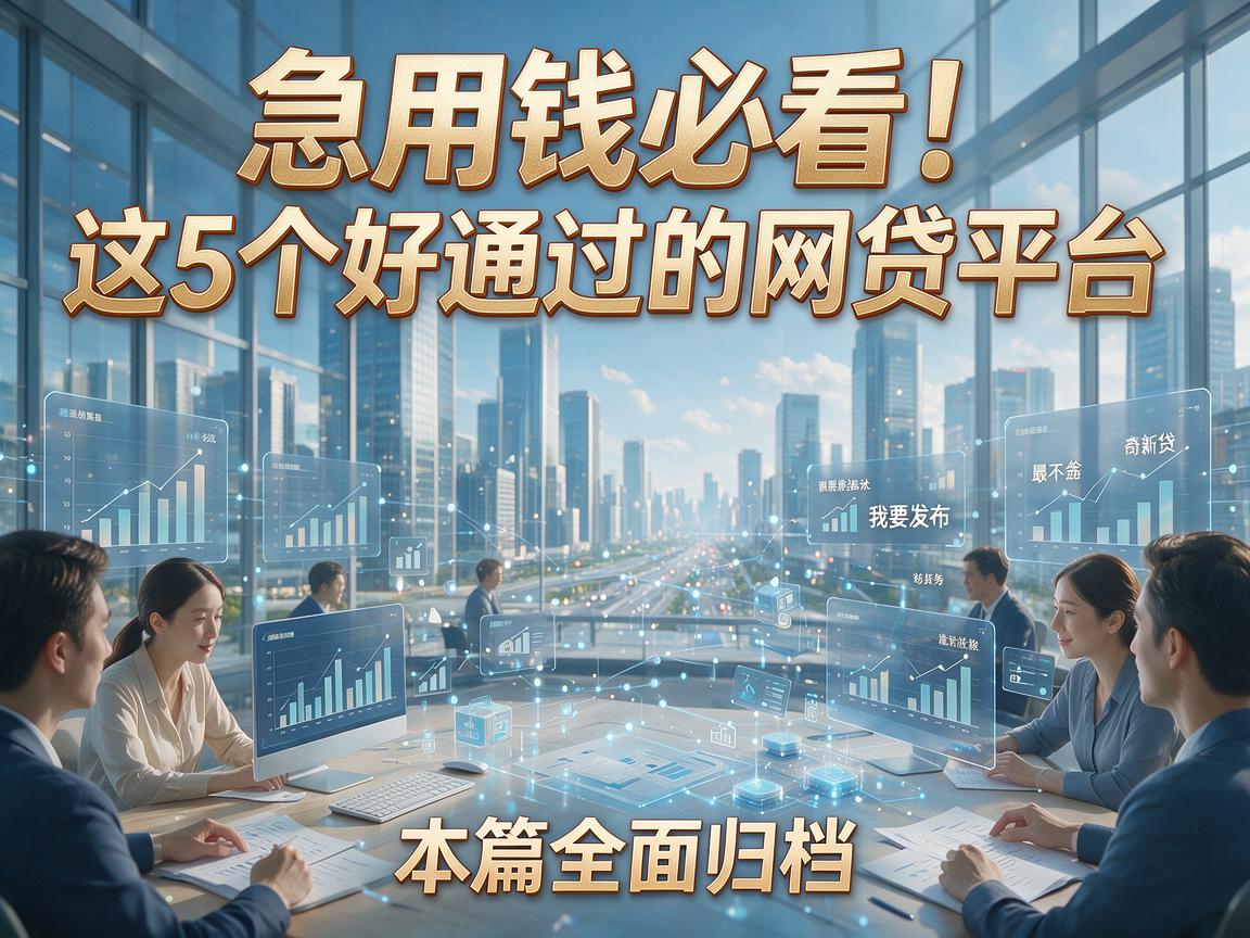 急用钱必看！这5个好通过的网贷平台，本篇全面归档！