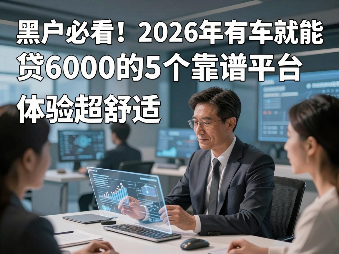 黑户必看！2026年有车就能贷6000的5个靠谱平台，体验超舒适