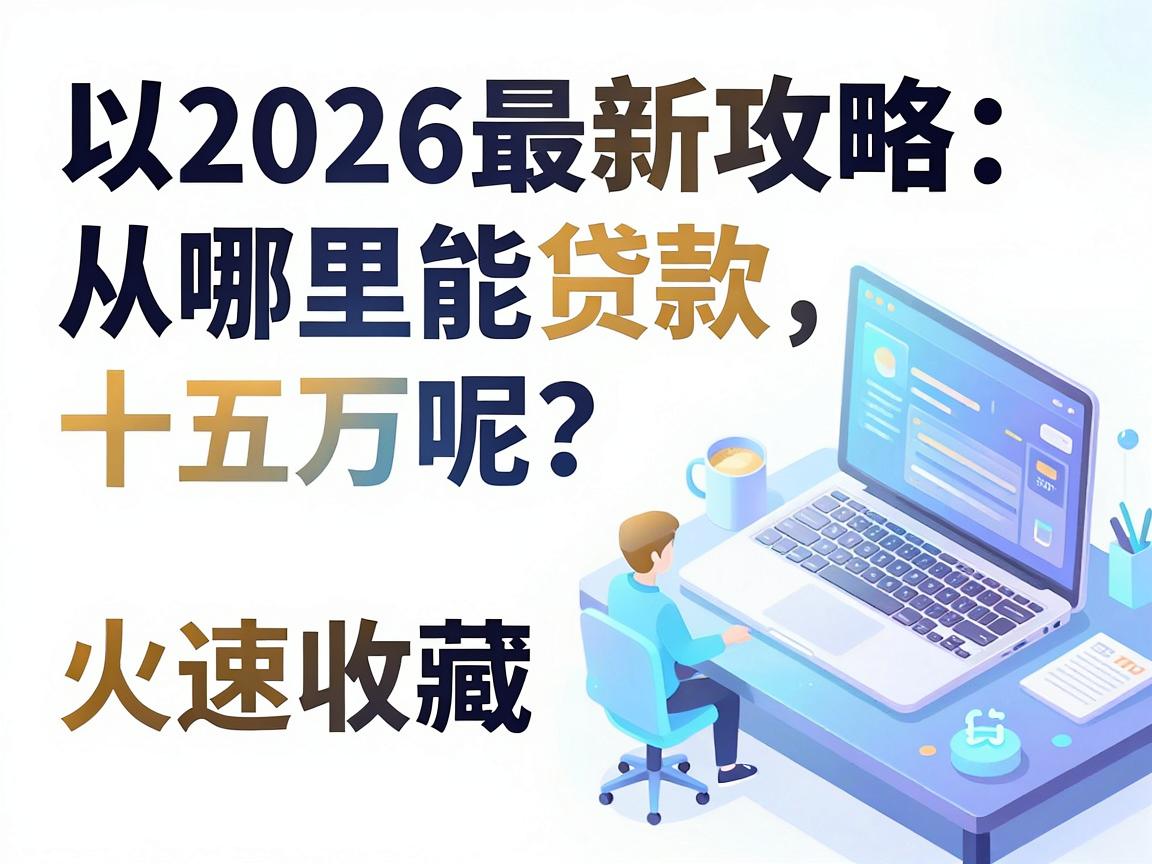 2026最新攻略：从哪里能贷款十五万呢？这5家应急网贷平台火速收藏