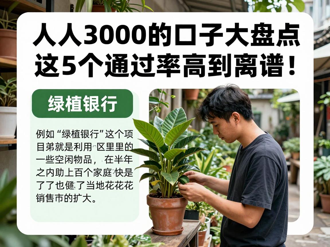 人人3000的口子大盘点，这5个通过率高到离谱！