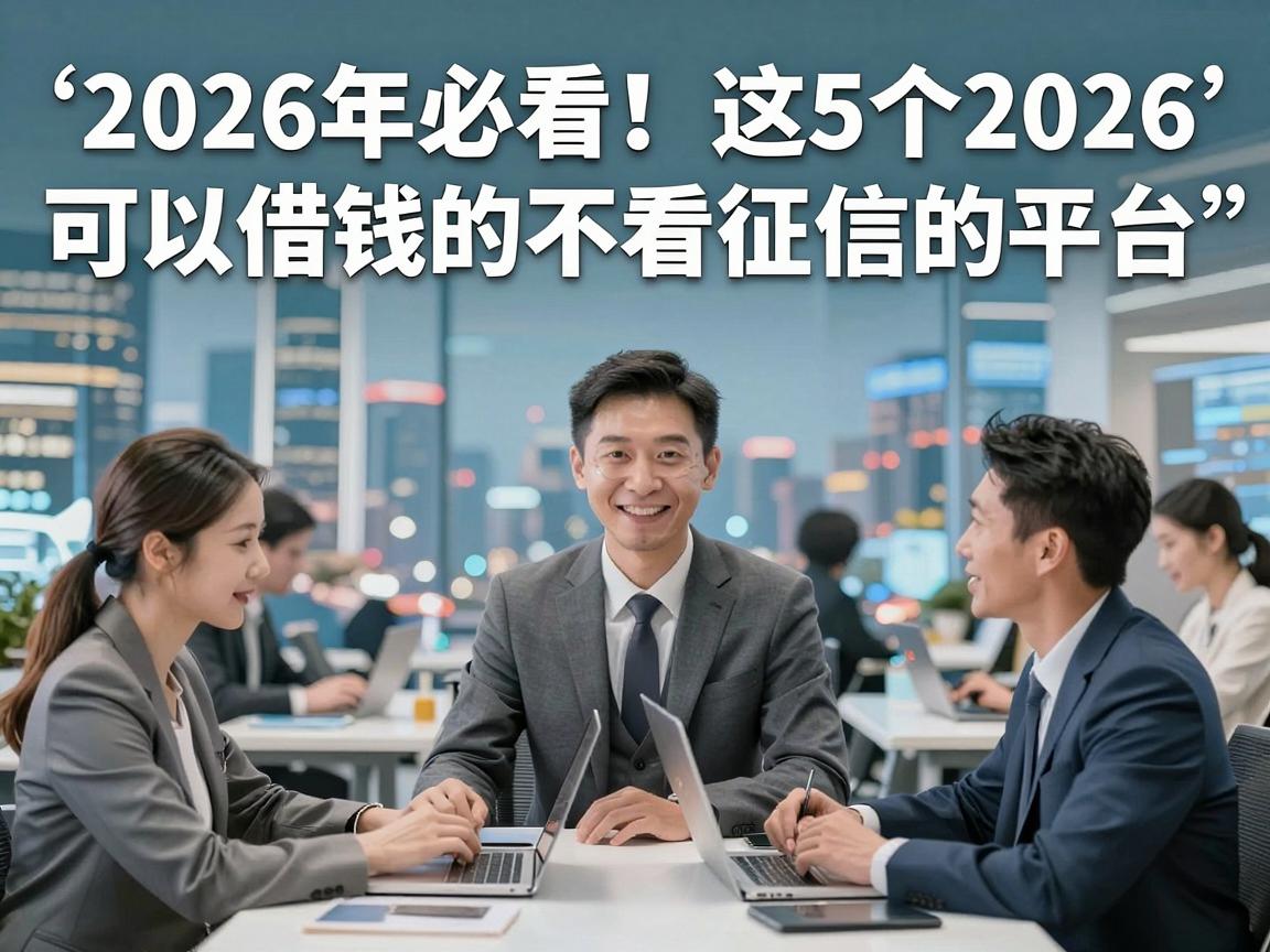 2026年必看！这5个2026可以借钱的不看征信的平台，本篇为你深度盘点！