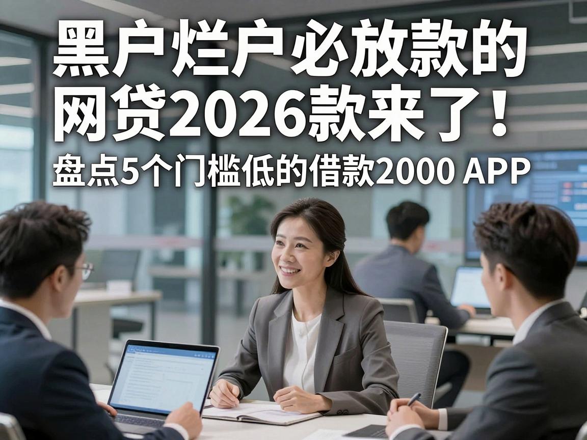 黑户烂户必放款的网贷2026款来了！盘点5个门槛低的借款2000 APP