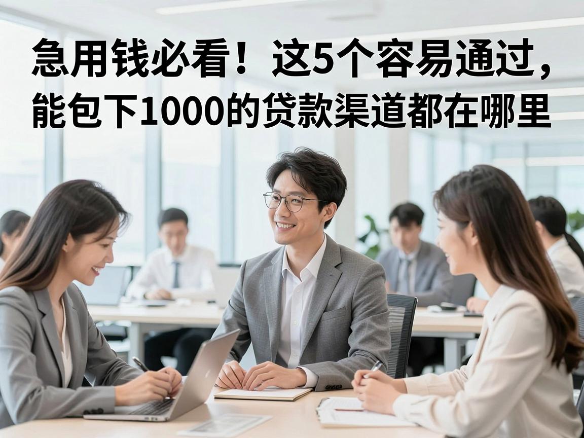 急用钱必看！这5个容易通过、能包下1000的贷款渠道都在哪里？